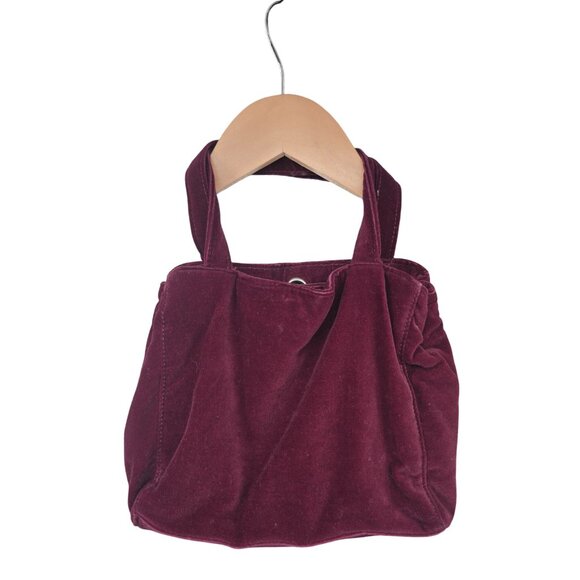 Vintage Stockton Burgundy Velvet Blazer & Bag Set - Picture 3 of 16